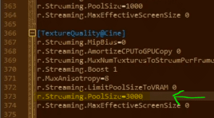Unreal Engine Texture Streaming Pool Over - Permanenter Fix