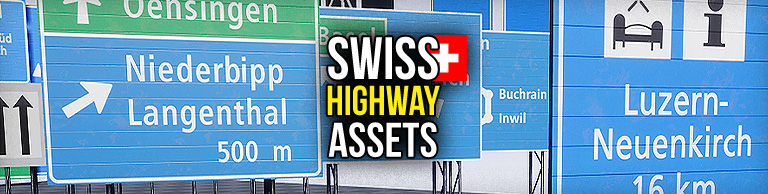 Swiss 3D Highway Signs
