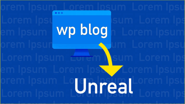 WP Unreal Link - Unreal Engine Plugin